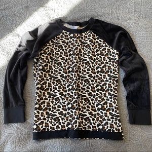 COZY Volcom Leopard Long Sleeve Fitted Top ❤️